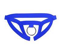 Mens Jockstraps Underwear | Sexy Thongs with Metal O-Ring | Hollow Out G String Pants Lingerie | Men Erotic Underwear Sexy Mens Underpants for Bedroom Men Interest Jock Strap Panties Blue