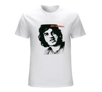 Men's Joe Cocker Joe Cocker O-Neck Cotton Tee Shirt T-Shirts White M