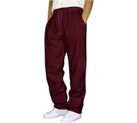 Men's Joggers Sale Clearance,2 Pack Tracksuit Bottoms Causal Jogging Sweatpants Loose Pull On Trousers with Pockets Elastic Waist Wide Leg Yoga Gym Pants Lounge Wear Pants for Men Tracksuits Pants