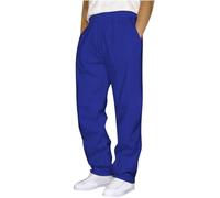 Men's Joggers Sale Clearance,2 Pack Tracksuit Bottoms Causal Jogging Sweatpants Loose Pull On Trousers with Pockets Elastic Waist Wide Leg Yoga Gym Pants Lounge Wear Pants for Men Tracksuits Pants