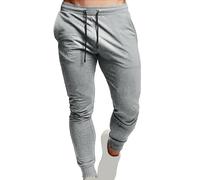 Men's Joggers Sweatpants - Drawstring Mens Activewear Trousers Elastic Waist Slim Fit Tapered Legs Track Pants Gym Pants Outdoor Trousers Bodybuilding Running Breathable & Comfortable Grey