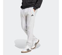 adidas Men's Essentials FEELCOZY Fleece Pant, Light Grey Heather/Black, XXL