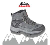 Mens Johnscliffe Walking Boots Hiking Leather Waterproof Lace Up Ankle