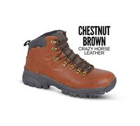 Mens Johnscliffe Walking Boots Waterproof Jontex Hiking Leather Lace Up Ankle