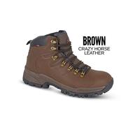Mens Johnscliffe Walking Boots Waterproof Jontex Hiking Leather Lace Up Ankle