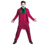Mens Joker Costume DC 1966 Batman Villain Comics Adult Fancy Dress Outfit Rubies