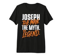 Mens Joseph Personalized Name The Man The Myth The Legend Premium T-Shirt