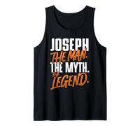 Mens Joseph Personalized Name The Man The Myth The Legend Tank Top