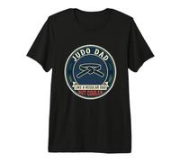Mens Judo Dad Grappling Martial Artist Fighter Father's Day Premium T-Shirt