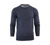 Mens Jumper Brave Soul Parsec Knitted Crew Neck Sweater