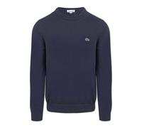 Lacoste Cotton Blend Crew Knit Navy