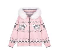 Men'S Jumpers,Fair Isle Knit Sweater Coat With Faux Collar Cozy Winter Cardigan Warm Yarn Pullover Long Sleeve Casual Outerwear