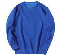 Mens Jumpers Oversized Sweatshirts without Hood Solid Colour Crew Neck Pullover Long Sleeve Sweater Soft Sports Top Lightweight Sweat Shirts for Men Adult Plus Size Fall Outfits