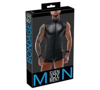 Men's Jumpsuit&Cuffs L Black