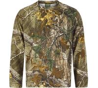 Men's Jungle Print T-Shirt - Crew Neck Long Sleeved Camouflage Camo Real Tree Jungle Forest Print Stylish Casual Wear for Mens TOP Plus Size M To 5XL (UK, Alpha, L, Regular, Regular, Jungle Print)