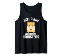 Mens Just A Boy Who Loves Hamsters Tank Top
