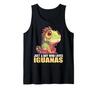 Mens Just a Boy who Loves Iguanas. guanas Iguana Tank Top