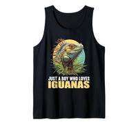 Mens Just a Boy who Loves Iguanas. guanas Iguana Tank Top