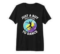 Mens Just a boy who Loves to Dance Premium T-Shirt