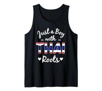 Mens Just A Boy with Thai Roots Thailand Heritage Tank Top