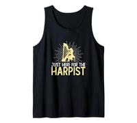 Mens Just Here for The Harpist Funny Harp Playing for A Harpist Tank Top