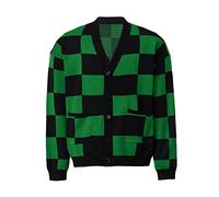 Men's Kamado Tanjirou Costume Giyu Tomioka Cosplay Sweater Demon Slayer Cardigan Coat