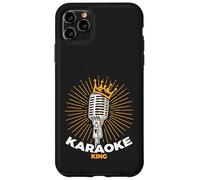Mens Karaoke King Retro Microphone Singing Night Singer Case for iPhone 11 Pro Max