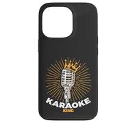 Mens Karaoke King Retro Microphone Singing Night Singer Case for iPhone 13 Pro