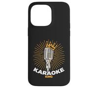 Mens Karaoke King Retro Microphone Singing Night Singer Case for iPhone 14 Pro Max