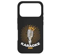 Mens Karaoke King Retro Microphone Singing Night Singer Case for iPhone 17 Pro