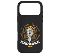 Mens Karaoke King Retro Microphone Singing Night Singer Case for iPhone 17 Pro Max