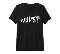 Mens Karate Kung-Fu Taekwondo Aikido Ju-Jutsu Evolution Karate Premium T-Shirt