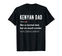 Mens Kenyan Dad Definition - Funny Kenya Daddy Flag T-Shirt