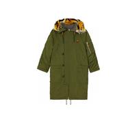 Men's Kenzo Padded Parka Dark Khaki Green Jacket - Tan - Size: 42/Regular