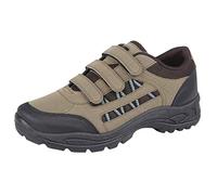 Mens Khaki and Brown Triple Touch Fastening Trail Shoe - Ascend - Khaki/Brown - size UK Mens Size 12