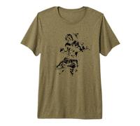 Mens Kickboxer Streetart Muay Thai Boxing Ring Premium T-Shirt