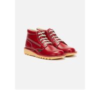 Men's Kickers Kick Hi Mens Red Leather Boots - Size: 10