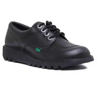 Mens Kickers Kick Lo Shoes Black School Work Casual, Sizes EU 42