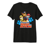 Mens Kids Ready for Action Adventurous Pups on Duty Premium T-Shirt