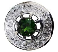 Men's Kilt Fly Plaid Brooch Antique Finish 3 Inches - Scottish Pin Brooches Ladies - Women- Tartan - Sash - Celtic Knot Brooch Silver for Scarf, Shawl, Gift, Knitting, Wedding, Party, Tone, Vintage