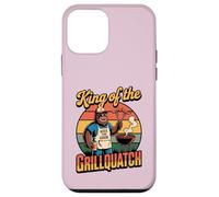 Mens King of the Grillquatch Funny Bigfoot BBQ Grilling Dad Case for iPhone 12 mini