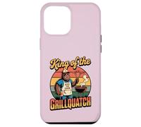 Mens King of the Grillquatch Funny Bigfoot BBQ Grilling Dad Case for iPhone 12 Pro Max