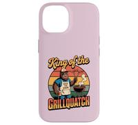 Mens King of the Grillquatch Funny Bigfoot BBQ Grilling Dad Case for iPhone 14
