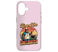 Mens King of the Grillquatch Funny Bigfoot BBQ Grilling Dad Case for iPhone 17