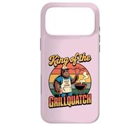 Mens King of the Grillquatch Funny Bigfoot BBQ Grilling Dad Case for iPhone 17 Pro Max