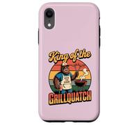 Mens King of the Grillquatch Funny Bigfoot BBQ Grilling Dad Case for iPhone XR