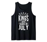 Mens Kings are Born in July Kings Born July Tank Top