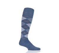 Mens Knee High Socks Burlington Long "Preston" Soft Acrylic Many Colours- 1 Pair