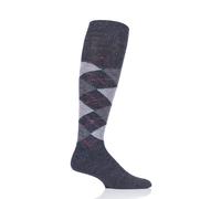 Mens Knee High Socks Burlington Long "Preston" Soft Acrylic Many Colours- 1 Pair