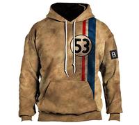 Men's Knights Templar Hoodie Long Sleeve Fashion Casual Hooded Sweatshirt Vintage Distressed Tops